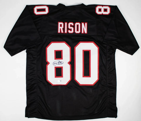 Andre Rison Signed Atlanta Falcons Jersey Inscribed Bad Moon (Beckett QR Code)