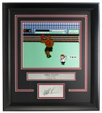 Mike Tyson Framed 8x10 Punch Out Photo w/ Laser Engraved Signature
