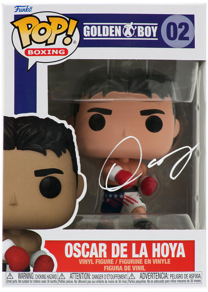 Oscar De La Hoya Signed Golden Boy Boxing Funko Pop Doll #02 - (SCHWARTZ COA)