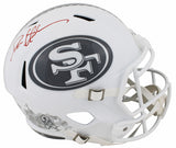 49ers Deion Sanders Signed Salute To Service III F/S Speed Rep Helmet BAS Wit