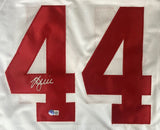 Kyle Juszczyk San Francisco Signed White Football Jersey BAS ITP