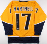 Scott Hartnell Signed Predators Jersey (Beckett COA) Playing career 2010-present