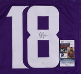 Justin Jefferson Signed Minnesota Vikings Jersey (JSA COA) 2020 1st Rnd Draft Pk