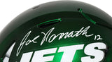 Joe Namath Autographed New York Jets Authentic Speed Flex Helmet JSA 33369