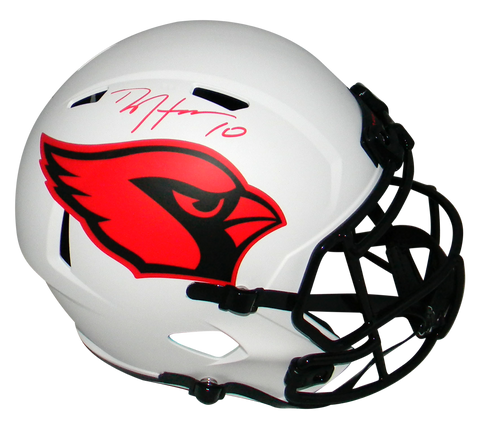 DEANDRE HOPKINS SIGNED ARIZONA CARDINALS LUNAR FULL SIZE SPEED HELMET BECKETT