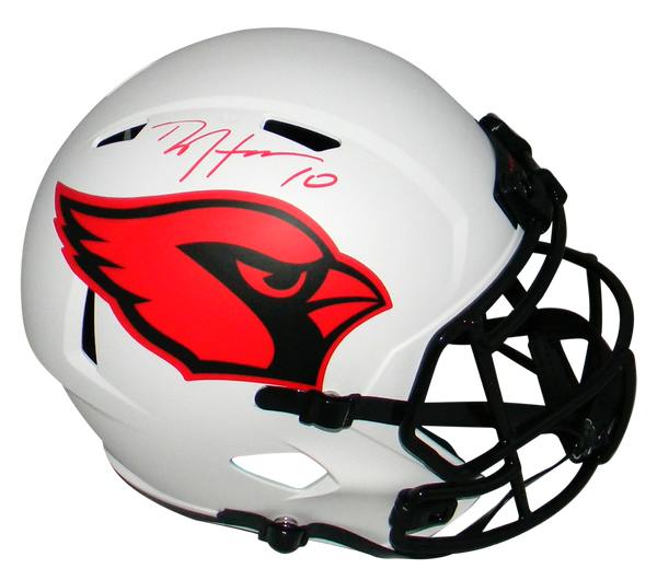 DEANDRE HOPKINS SIGNED ARIZONA CARDINALS LUNAR FULL SIZE SPEED HELMET BECKETT