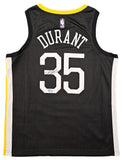 WARRIORS KEVIN DURANT AUTOGRAPHED GREY NIKE SWINGMAN JERSEY 48 BECKETT 212182