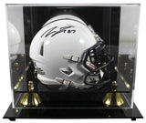 Penn State Pat Freiermuth Authentic Signed Speed Mini Helmet W/ Case BAS Witness