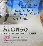 Pete Alonso Autographed Mets "B2B HR Champ" Framed 16" x 20" Photo Fanatics