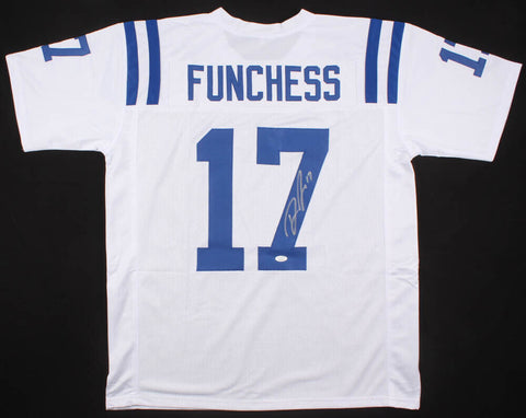 Devin Funchess Signed Indianapolis Colts Jersey (JSA COA) U of Michigan W.R.