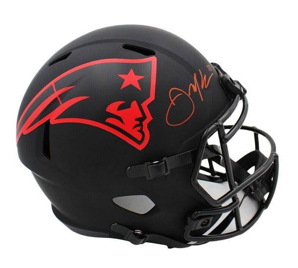 Julian Edelman Signed New England Patriots Speed Full Size Eclipse NFL Helmet