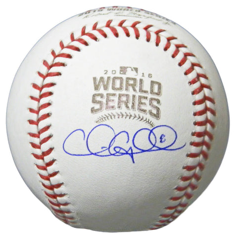 Cubs CHRIS COGHLAN Signed Rawlings Official 2016 World Series Baseball -SCHWARTZ