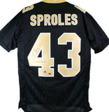 Darren Sproles Signed Autographed Black Pro Style Jersey w/Who Dat-Beckett Holo