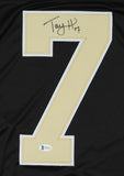 Taysom Hill Signed New Orleans Saints Jersey (Beckett COA) N O Saints Back Up QB