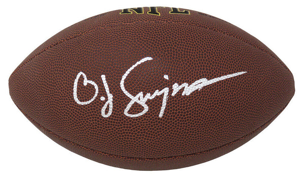 O.J. Simpson Signed Wilson Super Grip Full Size NFL Football