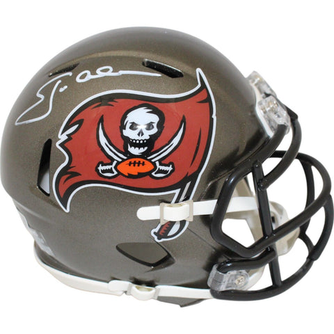 Jon Gruden Autographed/Signed Tampa Bay Buccaneers TB Mini Helmet Beckett 48853