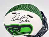 QUANDRE DIGGS AUTOGRAPHED SEAHAWKS LUNAR ECLIPSE WHITE MINI HELMET MCS 200274