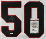 Corey Crawford Signed Blackhawks Jersey (JSA) 2X Stanley Cup Champion 2013/ 2015