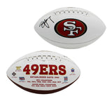 Steve Young Signed San Francisco 49ers Embroidered White NFL Football