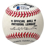 Monte Irvin Signed Official National League Baseball BAS Y47144 Hologram