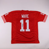 Andre Ware Signed Houston Cougars Jersey Inscribed "'89 Heisman" (TriStar) Q.B.