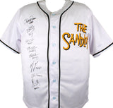 The Sandlot Autographed Jersey w/8 Actors-Beckett W Hologram *Black