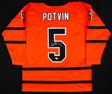 Denis Potvin Signed All Star Game Jersey Inscribed "HOF 91" (JSA COA) Islanders