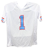 Warren Moon Autographed/Signed Pro Style White Jersey Beckett 40307