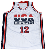 DOMINIQUE WILKINS SIGNED DREAM TEAM USA #12 WHITE BASKETBALL JERSEY BECKETT