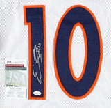 Emmanuel Sanders Signed Denver Broncos Jersey (JSA COA) 2xPro Bowl Receiver