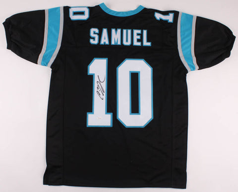 Curtis Samuel Signed Panthers Black Jersey (JSA) 2017 2nd Rd Draft Pick Receiver