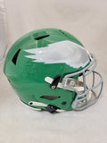 AJ BROWN SIGNED PHILADELPHIA EAGLES KELLY GREEN SPEEDFLEX HELMET BECKETT QR