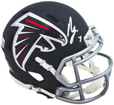 Bijan Robinson Signed Atlanta Falcons Mini Speed Helmet BAS ITP