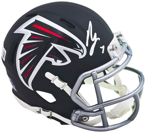 Bijan Robinson Signed Atlanta Falcons Mini Speed Helmet BAS ITP