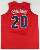 Damon Stoudamire Signed Arizona Wildcats Jersey (PSA COA) 1995 7th Overall Pck