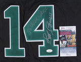 Bob Cousy Signed Boston Celtics Jersey Inscribed "Peace" (JSA COA) 6xNBA Champ