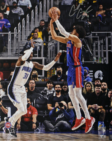 Cade Cunningham Autographed Detroit Pistons 16x20 Photograph Fanatics 35458