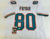 Irving Fryar Signed Miami Dolphins Jersey (JSA COA) Super Bowl XX Wide Receiver