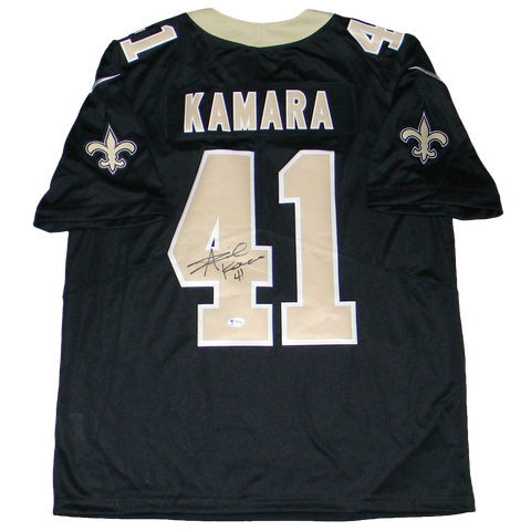 ALVIN KAMARA SIGNED NEW ORLEANS SAINTS BLACK NIKE LIMITED #41 JERSEY BECKETT