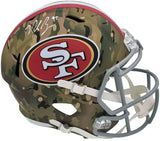 NICK BOSA AUTOGRAPHED SIGNED 49ERS CAMO FULL SIZE SPEED HELMET BECKETT QR 196988