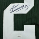 Framed Autographed/Signed Mason Crosby 35x39 Green Bay Green Jersey JSA COA