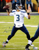 RUSSELL WILSON AUTOGRAPHED 16X20 PHOTO SEATTLE SEAHAWKS SUPER BOWL RW HOLO 74641