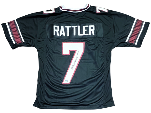 SPENCER RATTLER SIGNED SOUTH CAROLINA GAMECOCKS #7 BLACK JERSEY BECKETT