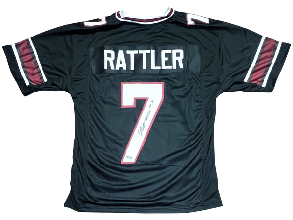 SPENCER RATTLER SIGNED SOUTH CAROLINA GAMECOCKS #7 BLACK JERSEY BECKETT