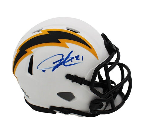 LaDainian Tomlinson Signed Los Angeles Chargers Speed Lunar NFL Mini Helmet