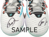 GIANNIS ANTETOKOUNMPO AUTOGRAPHED WHITE NIKE SHOES 14 PAIR BECKETT 197433