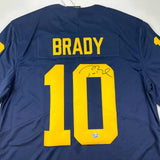 Autographed/Signed Tom Brady Michigan Wolverines Limited Jersey Fanatics COA