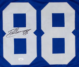 Drew Pearson Signed Dallas Cowboys Career Stat Jersey (JSA) 3xPro Bowl Receiver