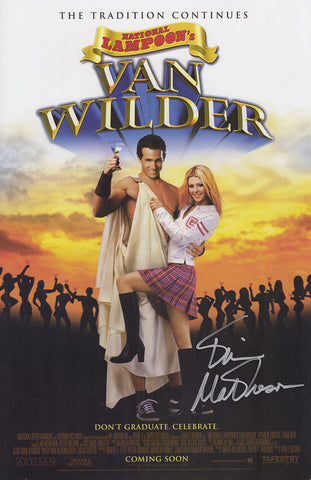 Tim Matheson Signed National Lampoon's Van Wilder 11x17 Movie Poster - (SS COA)