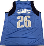 Spencer Dinwiddie signed jersey PSA/DNA Dallas Mavericks Autographed